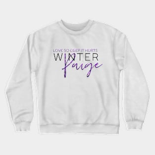 Winter Paige logo Crewneck Sweatshirt